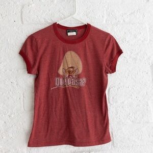 2005 Warner Bros. Looney Tunes Red T-Shirt Speedy Gonzales - Medium
